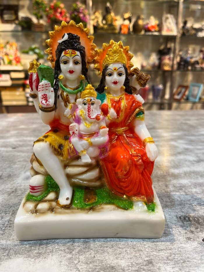Shiv Parivar Statues/Figurines/Murtis/Showpieces for Home Decor (Gifts Items)