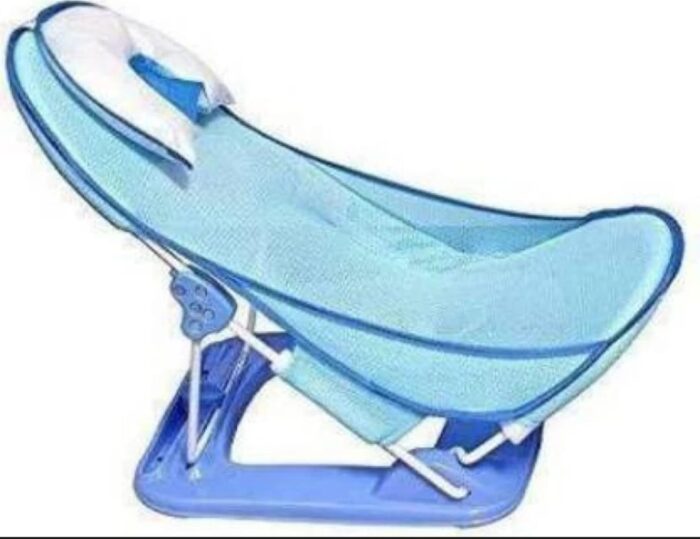 Newborn Baby Bather with Head & Foot Rest for Infant's Safety - Image 2