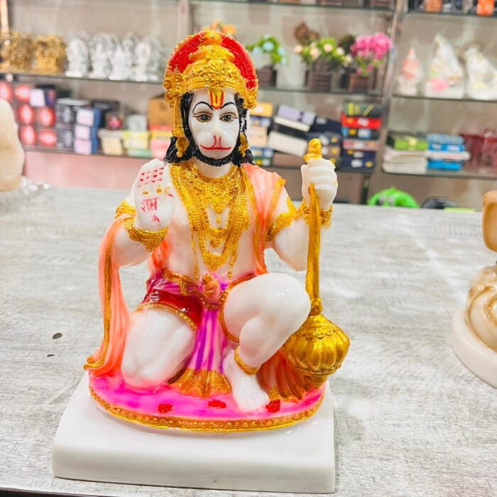 Hanuman ji 9" Statues/Showpieces/Figurines/Murtis for Home Mandir Decor, Gifts Items