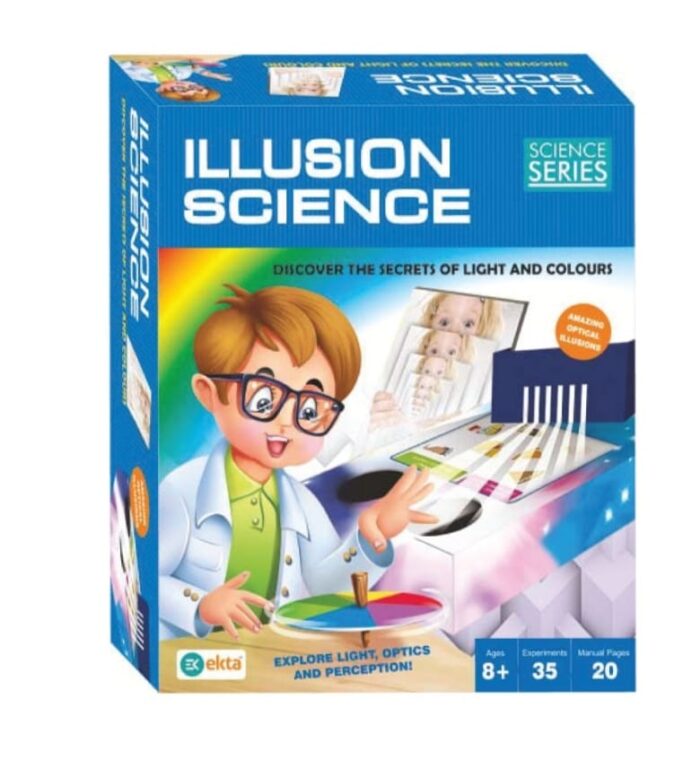 Ekta Illusion Science Experiments Kit, Educational Games Toys for Kids