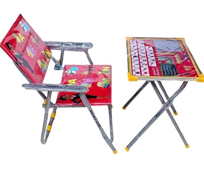 Metro Kids Study Chair & Table Set Toys for Kids (2 to 7 Age)