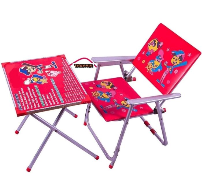 Metro Kids Study Chair & Table Set Small Toys for Kids (1 to 5 Age)