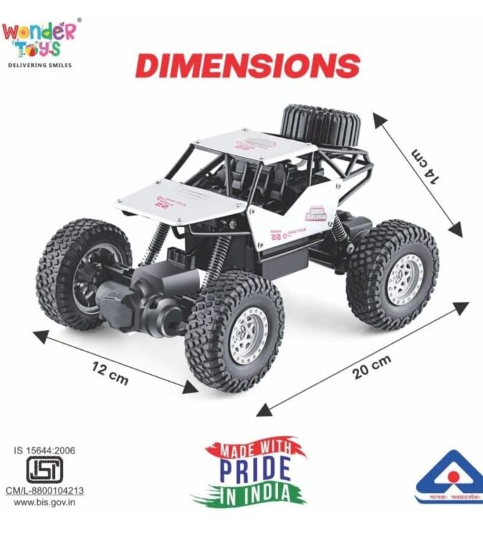 4 Wheel Monster Trucks Cars Toys with Remote Control for Kids - Image 4