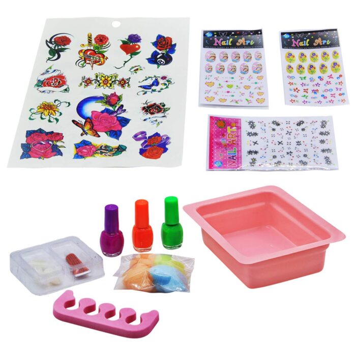 Ekta Creative Nail Art Studio Games for Girls with Accessories Toys - Image 2