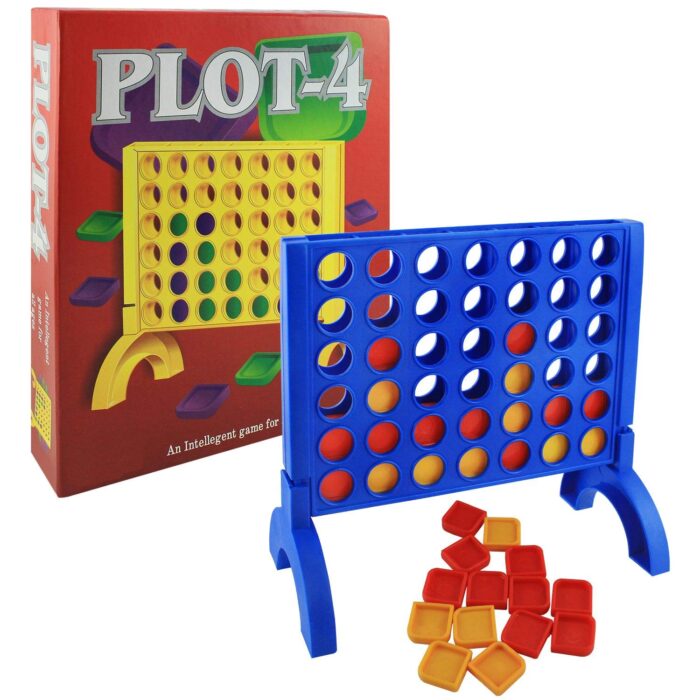 Ekta Plot 4 Family Board Games for Kids (Strategy Toys)