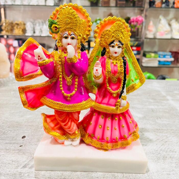 Radha Krishan Ji 9" Statues/Showpieces/Figurines/Murti for Home Mandir