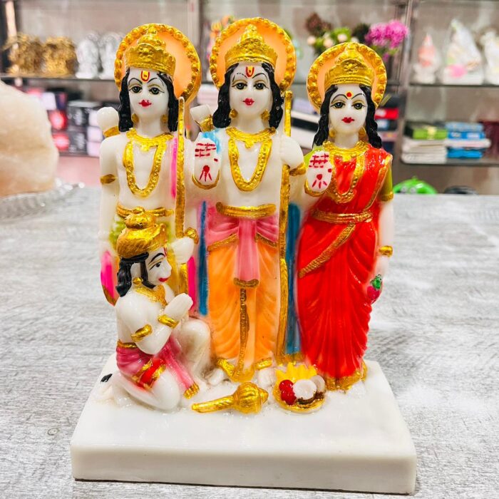 Ram Darbar 9" Statues/Showpieces/Figurines/Murtis for Home Mandir Decor, Gifts Items