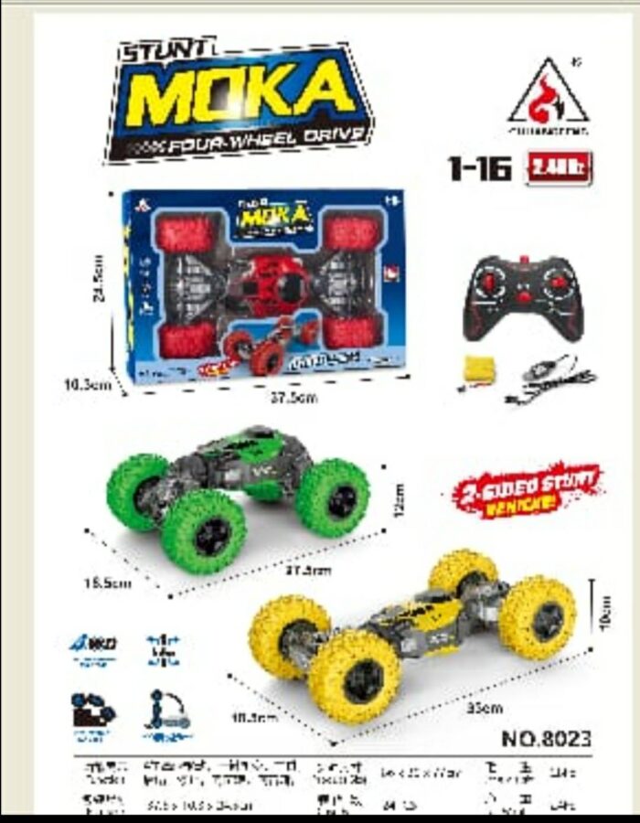 Stunt Moka Cars Toys for Kids (Four Wheel Drive)