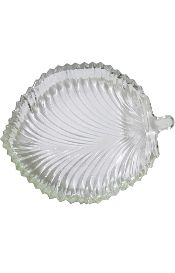 Leaf Shape Crystal Plate for Good Luck, Gifts Items for Homes & Offices - Image 2